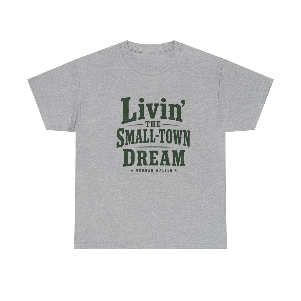 Morgan Wallen "Livin" Unisex Tee - alternate angle 2, merchandise