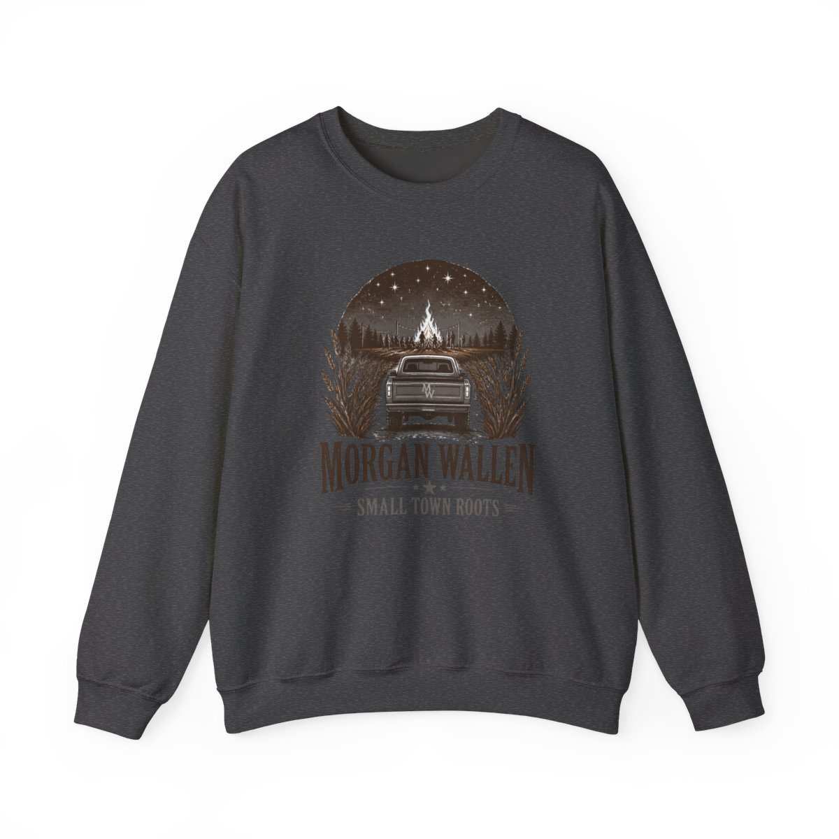 Morgan Wallen "Morgan Wallen - Small Town Roots" Crewneck - alternate angle 3, merchandise
