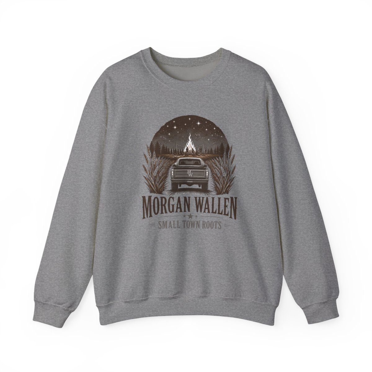 Morgan Wallen "Morgan Wallen - Small Town Roots" Crewneck - alternate angle 2, merchandise