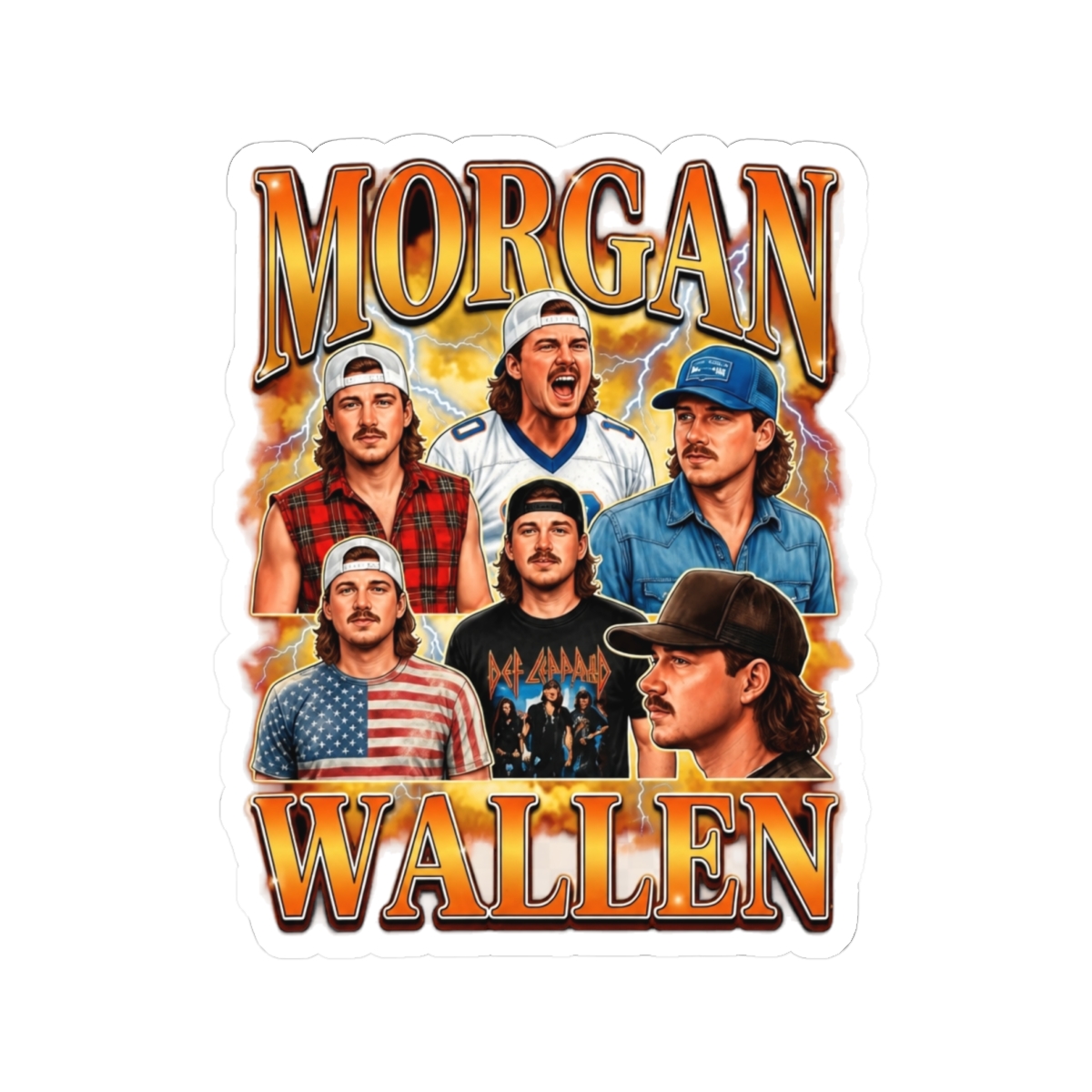 Morgan-Wallen Sticker | Morgan Wallen