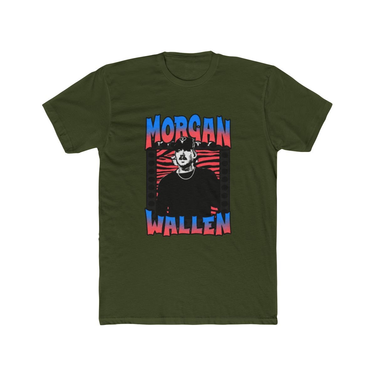 morgan wallen - vintage art T Shirt - alternate angle 2, merchandise